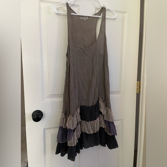 Cecico taupe tunic M - Picture 3 of 4